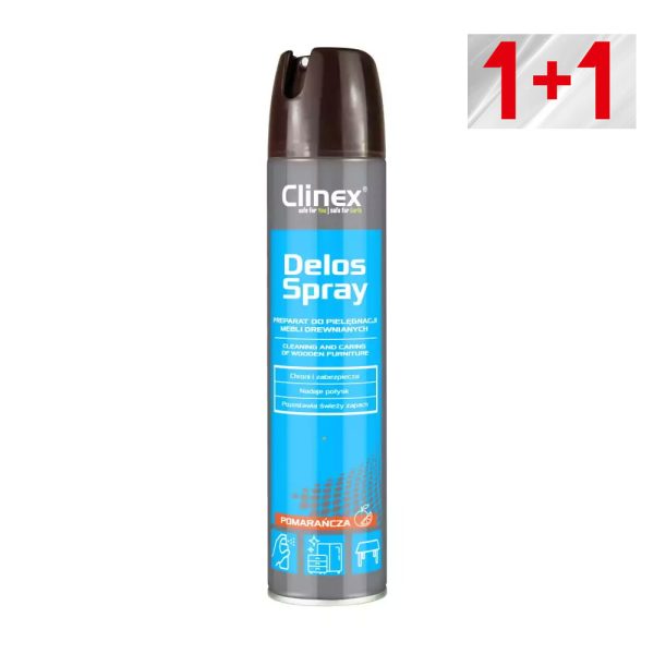 Clinex Delos Spray 300ml, καθαριστικό ξύλινων επίπλων