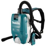 MAKITA ΣΚΟΥΠΑ ΠΛΑΤΗΣ XGT® 40Vmax ΣΤΕΡΕΩΝ AWS/2L/HEPA ΧΩΡΙΣ ΜΠΑΤΑΡΙΑ+ΦΟΡΤΙΣΤΗ