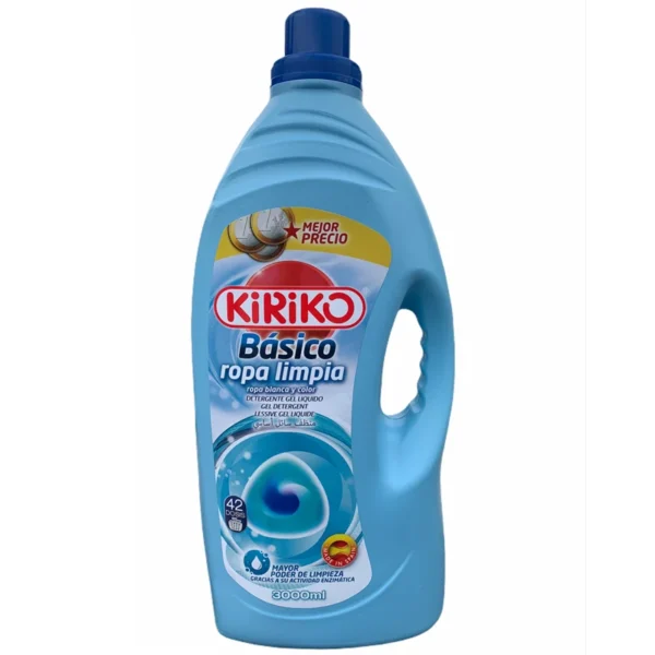 Kiriko υγρό πλυντηρίου ρούχων με άρωμα γιασεμί 3lt